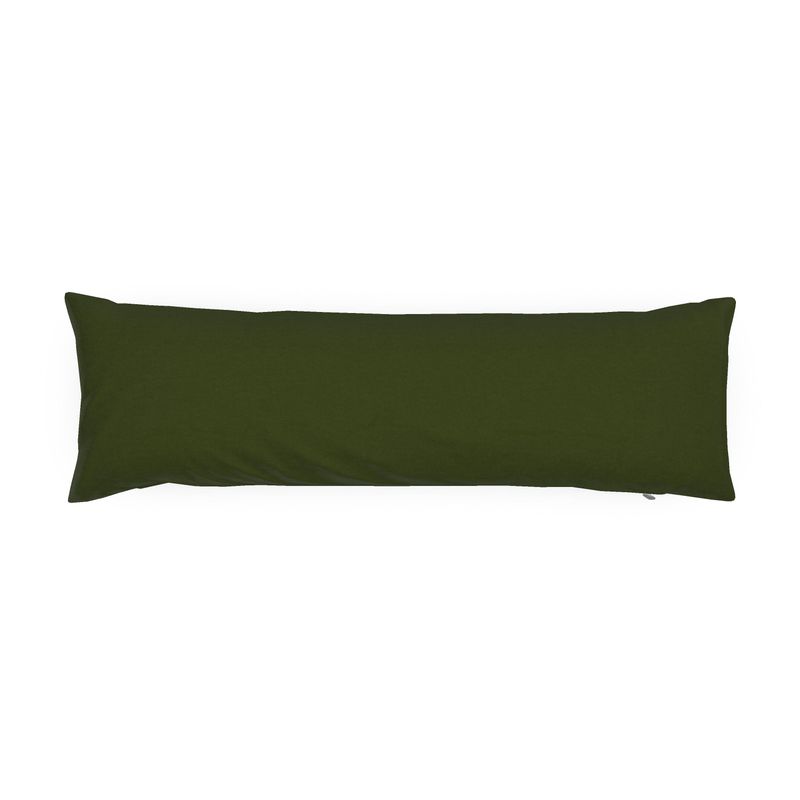 Olive Solid Bolster Pillow