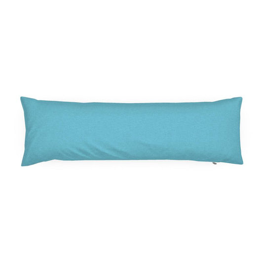 Bright Turquoise Solid Bolster Pillow