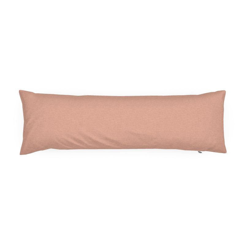 Light Coral Solid Bolster Pillow