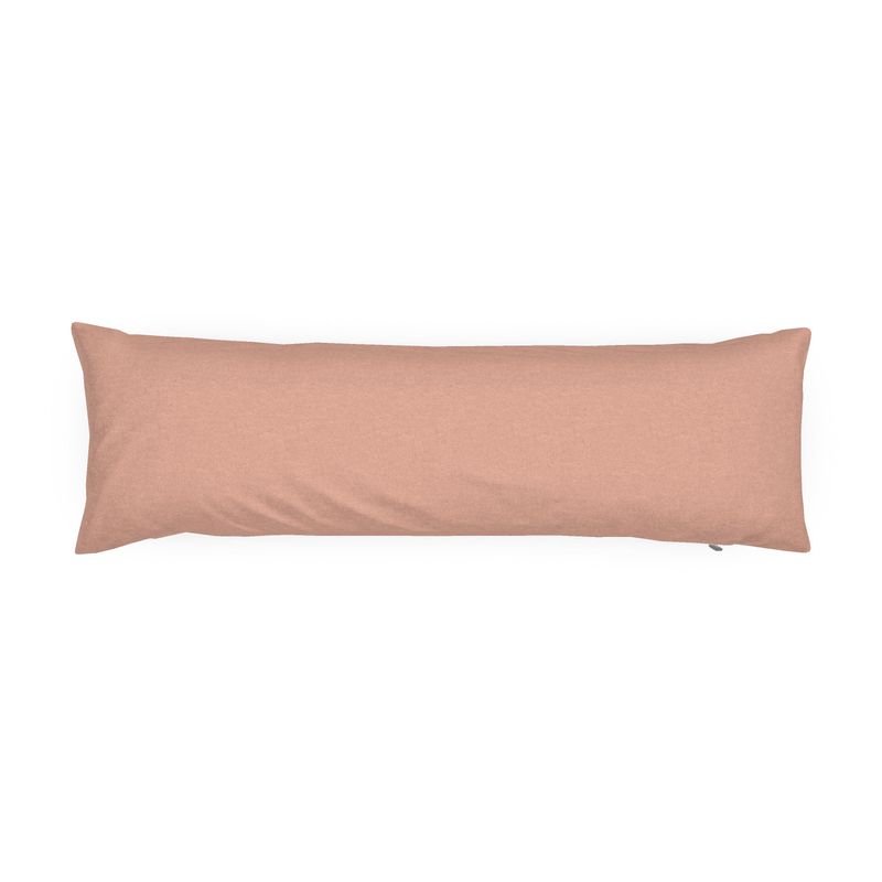 Light Coral Solid Bolster Pillow