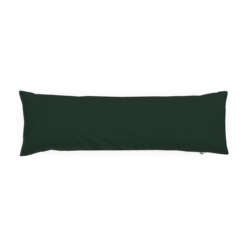 Deep Emerald Solid Bolster Pillow