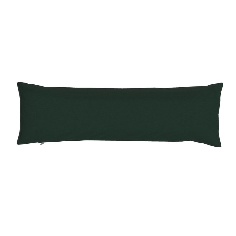 Deep Emerald Solid Bolster Pillow