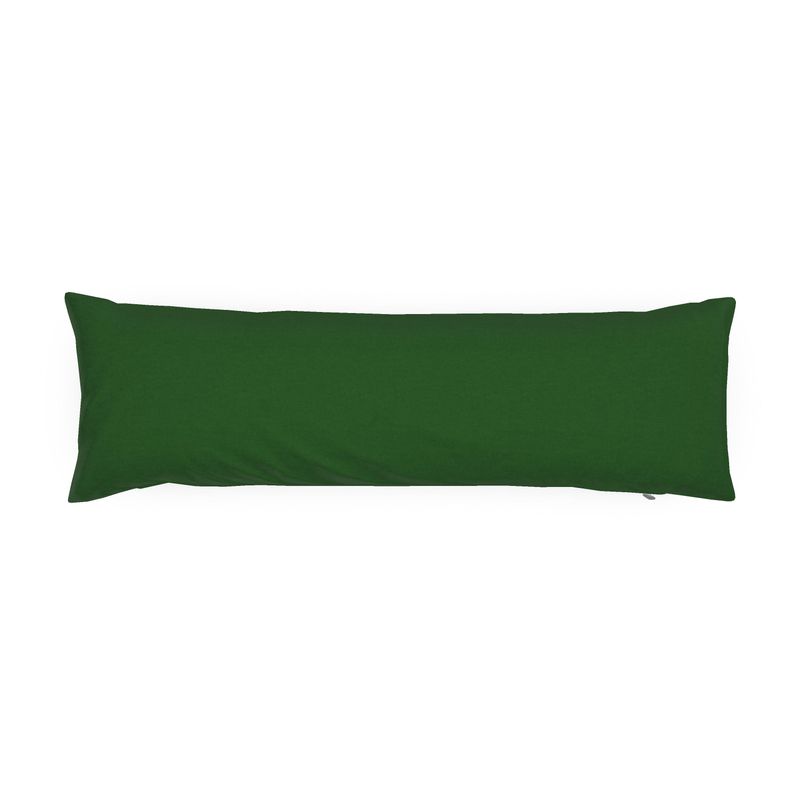 Royal Green Solid Bolster Pillow