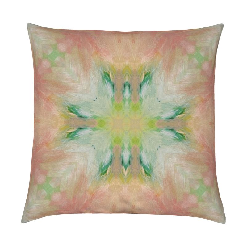 Flamingo Feathers Pillow
