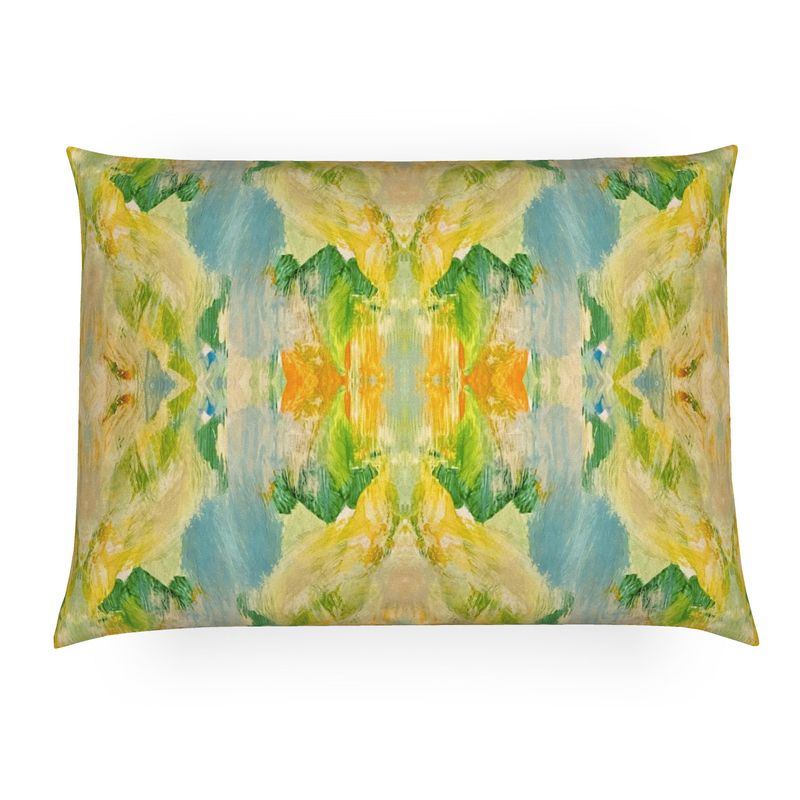 Citrine Gem Lumbar Pillow