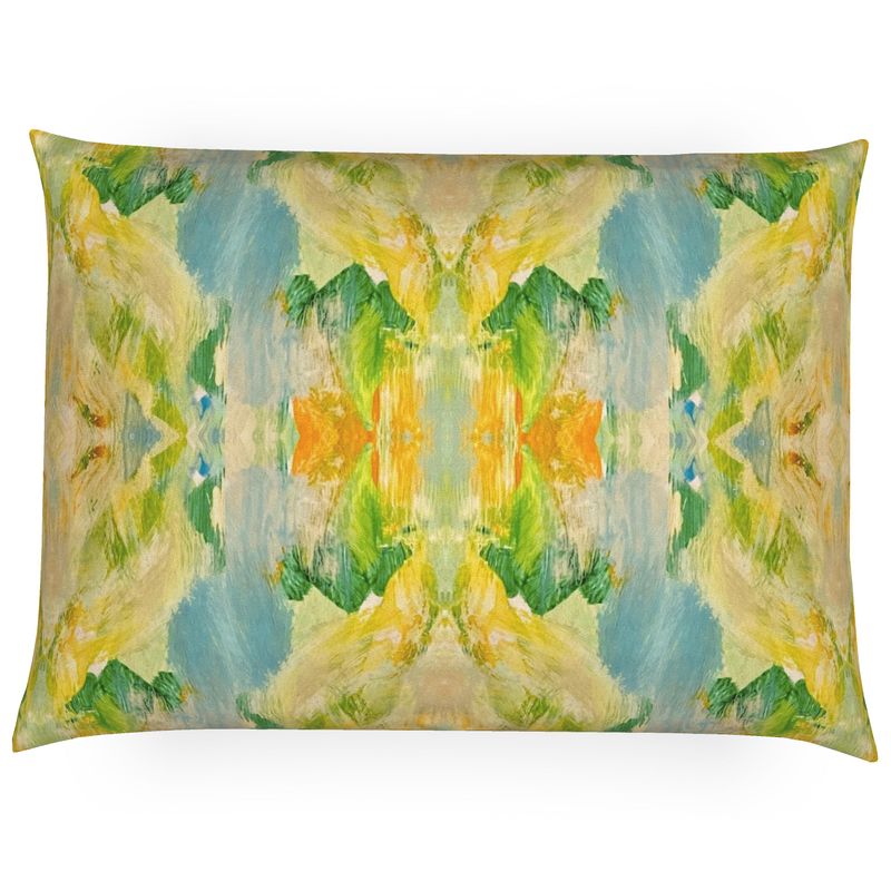 Citrine Gem Lumbar Pillow