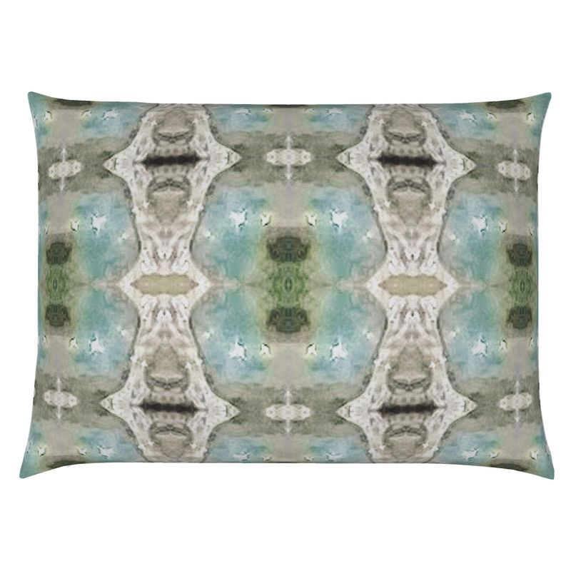 Green Goddess Lumbar Pillow