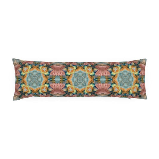 Tropical Coral Bolster Pillow