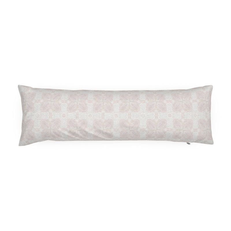 Pink Mimosa Bolster Pillow