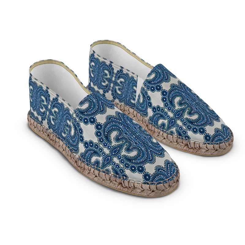Blue Tile Espadrilles