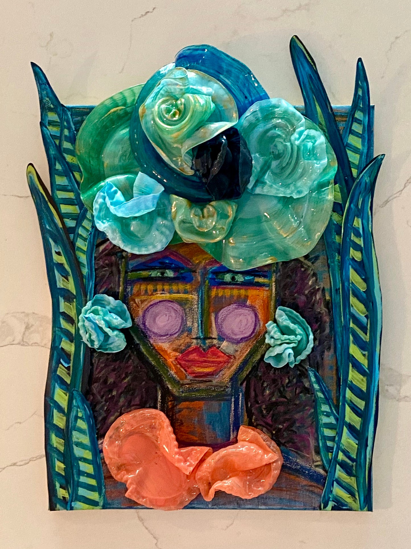 Water Lily Crown Collage