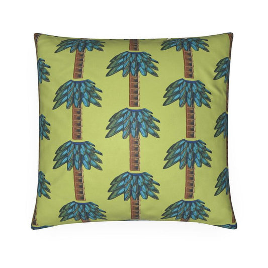 Tiki Palm Lime Pillow