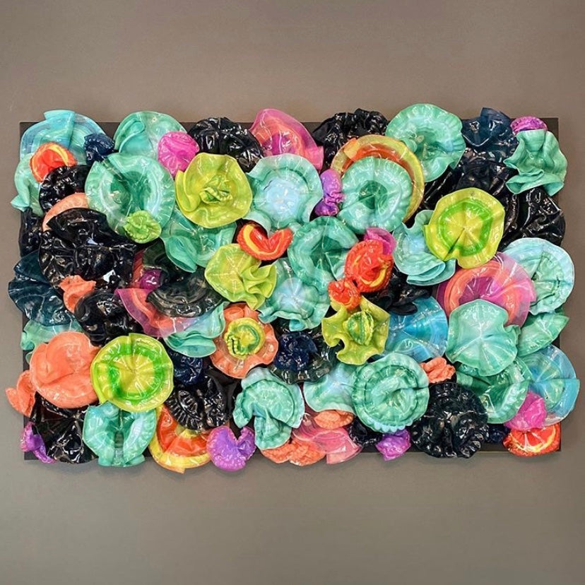 Tropical Retreat: Midnight Flora 2 Sculpture