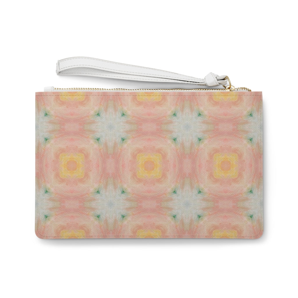 Peach Sunbeam Clutch Bag