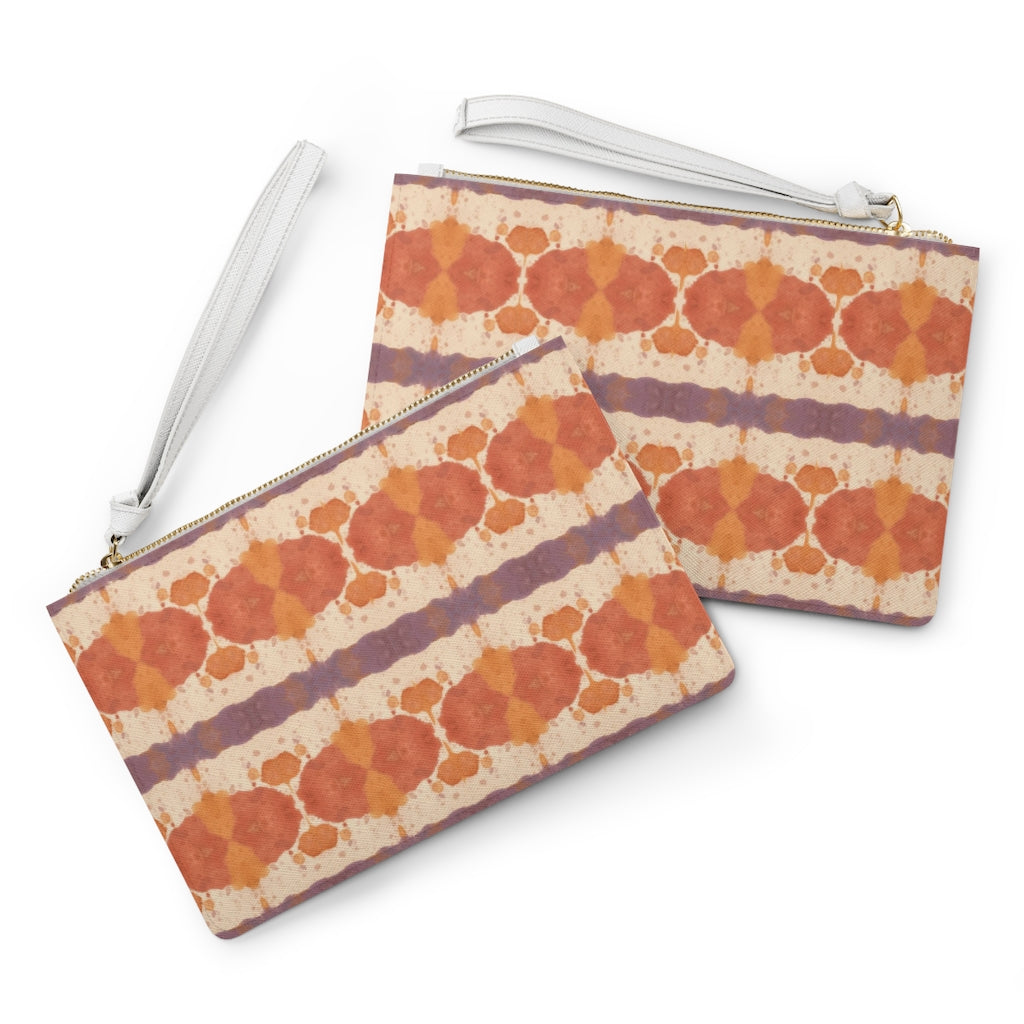 Boho Peach Clutch Bag
