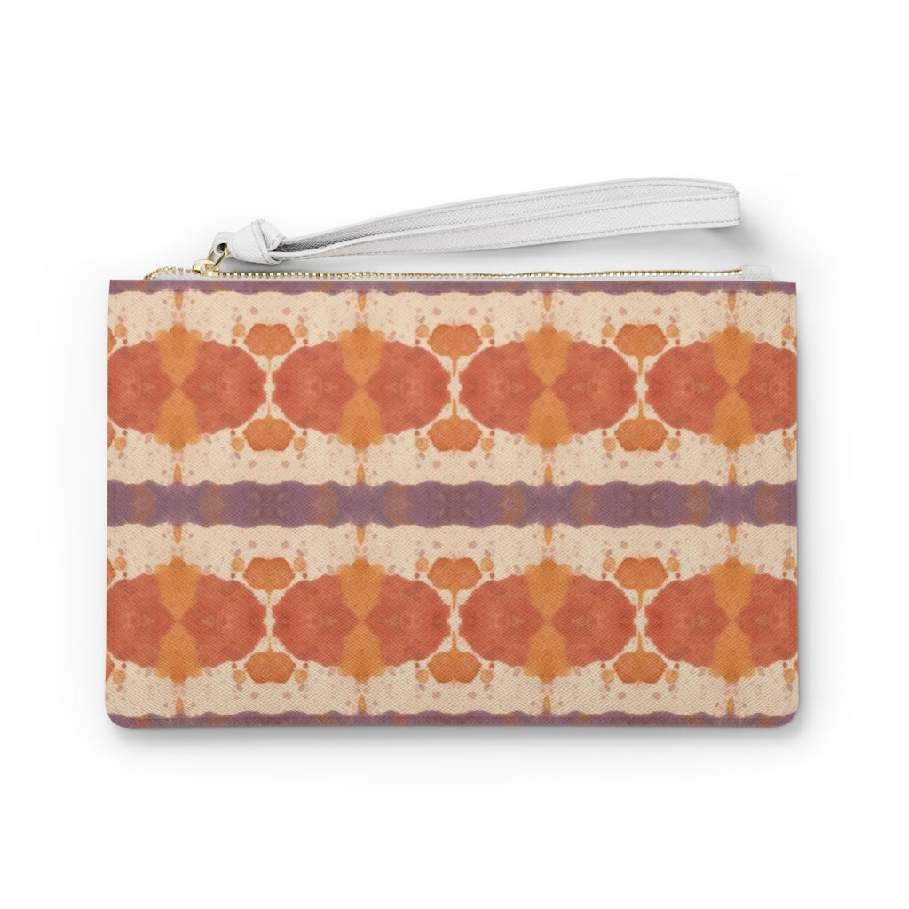 Boho Peach Clutch Bag