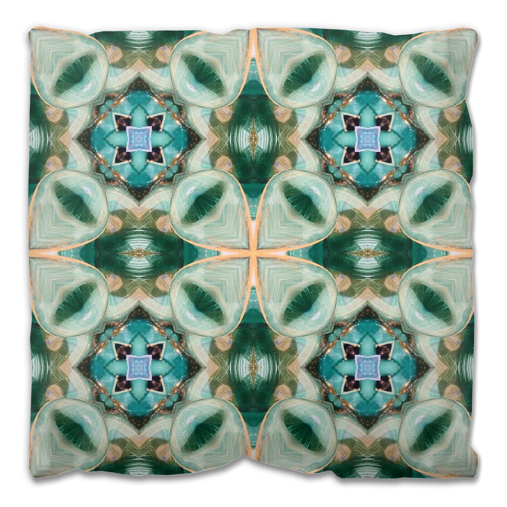 Green Ivy Outdoor Pillow