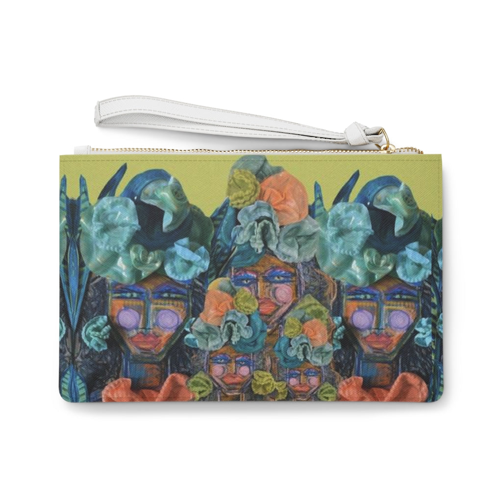 Flower Ladies Clutch Bag