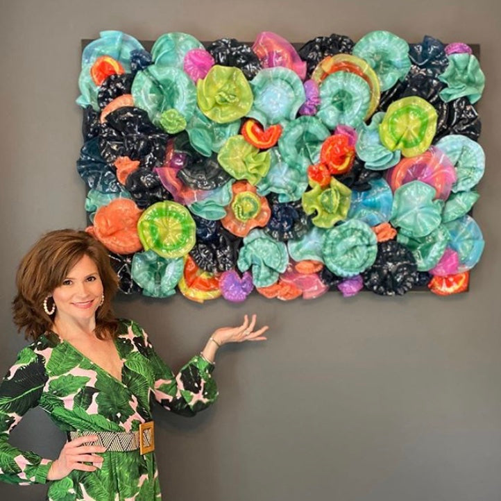 Tropical Retreat: Midnight Flora 2 Sculpture