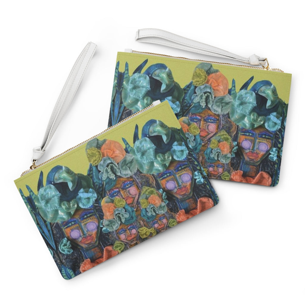 Flower Ladies Clutch Bag