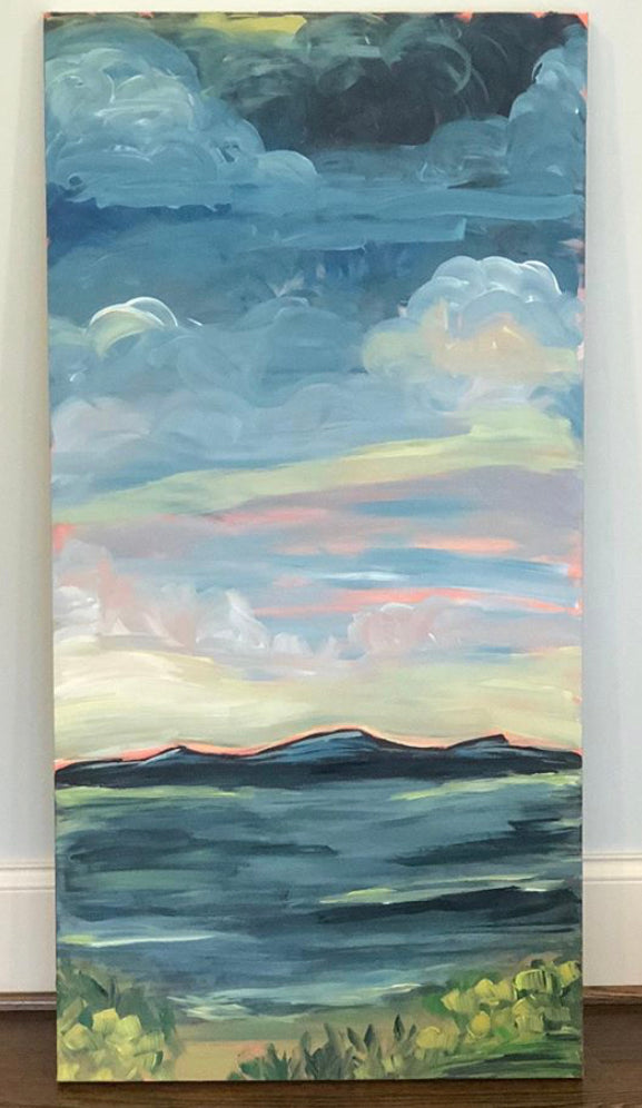 Blazing Rock Painting