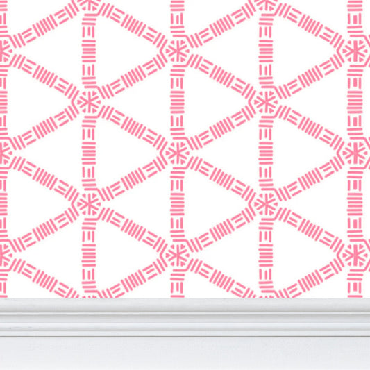 Pink Lattice Wallpaper
