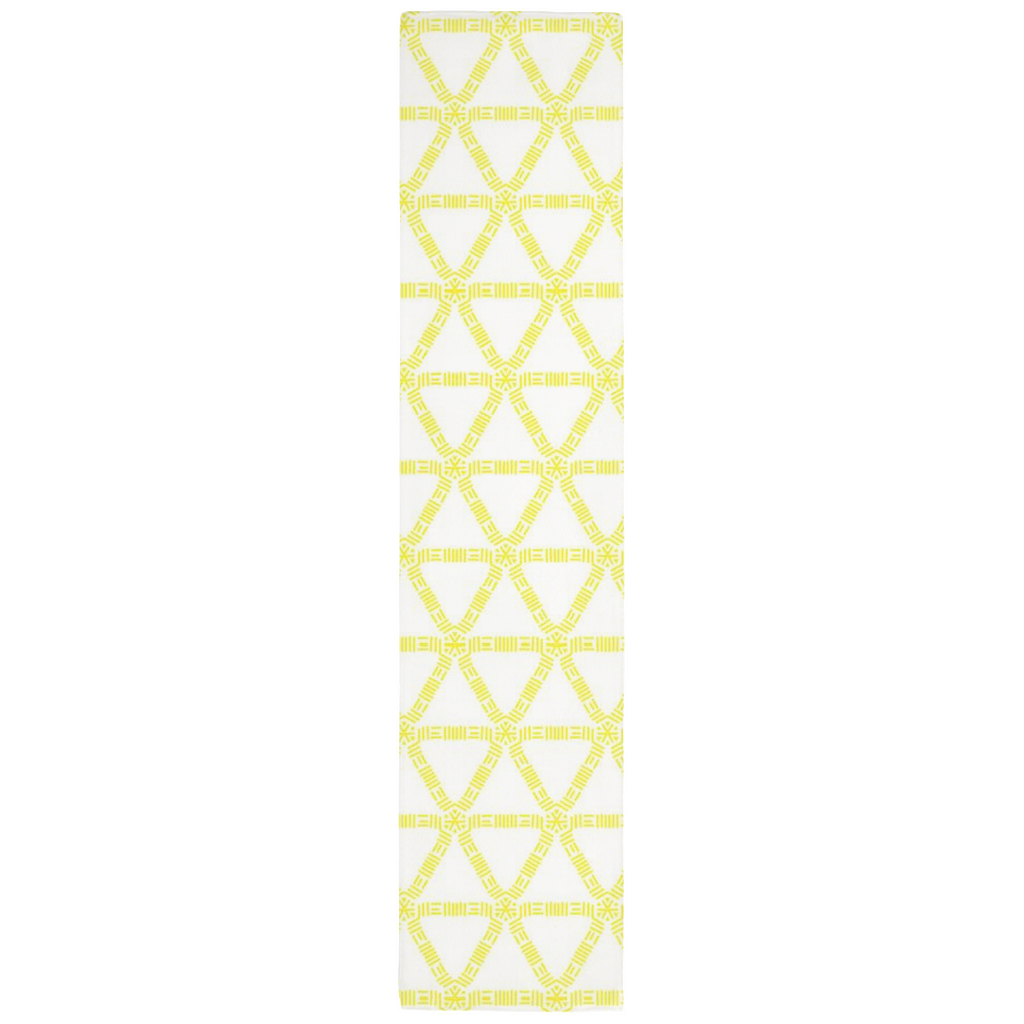 Yellow Lattice Table Runner