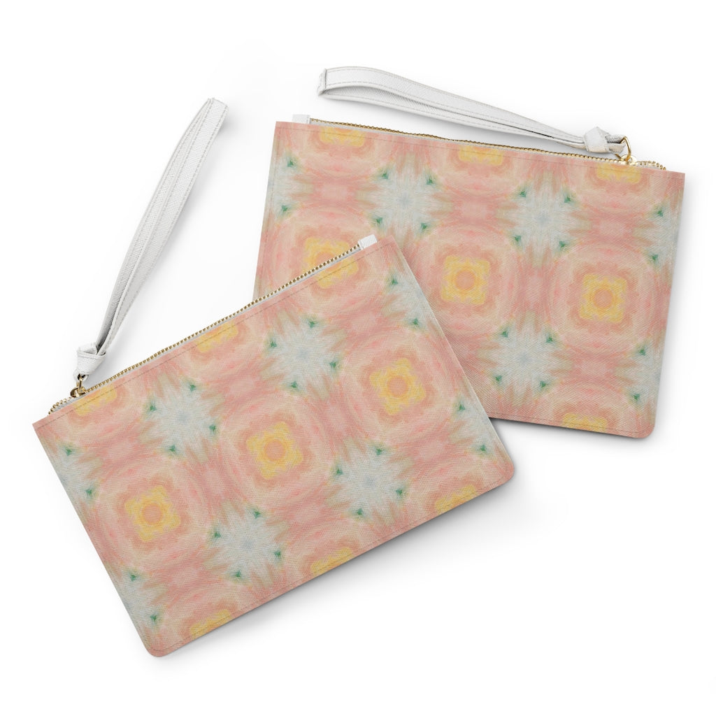 Peach Sunbeam Clutch Bag