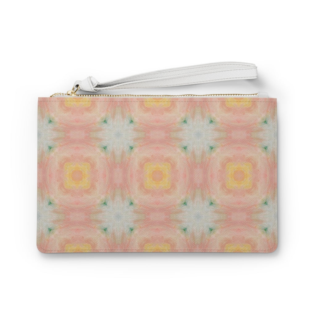 Peach Sunbeam Clutch Bag