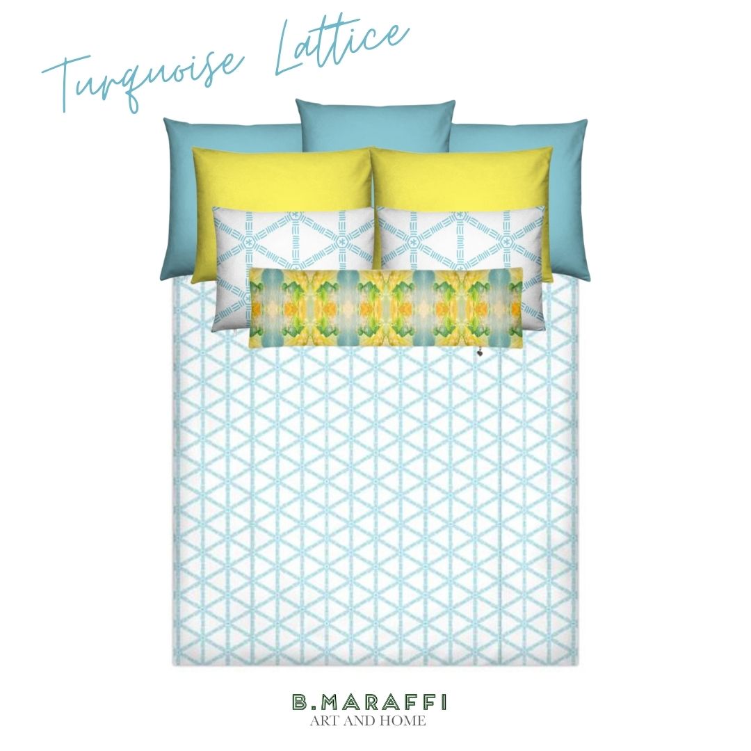 Turquoise Lattice Ready to Buy Set