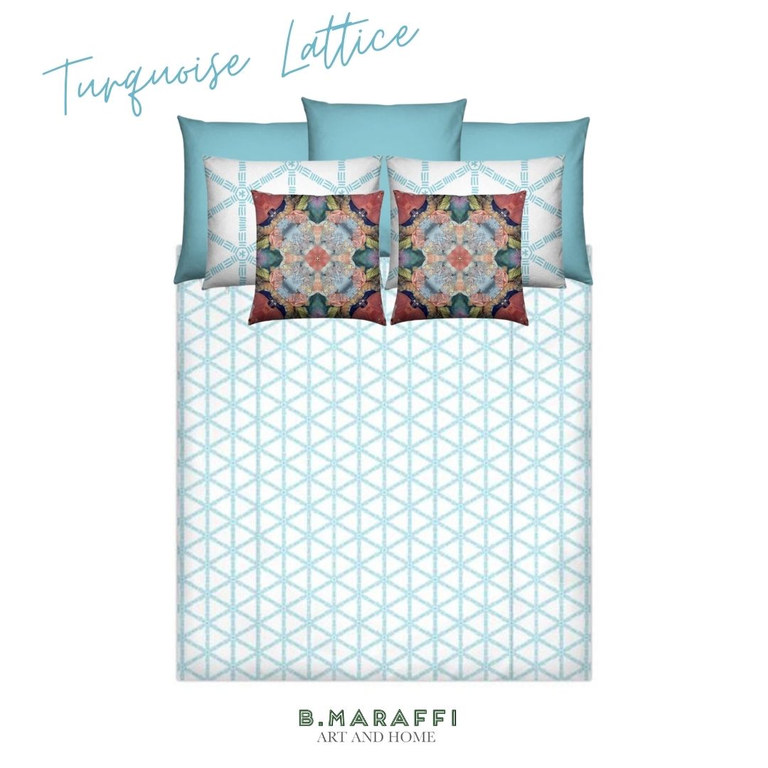 Turquoise Lattice Ready to Buy Set duex