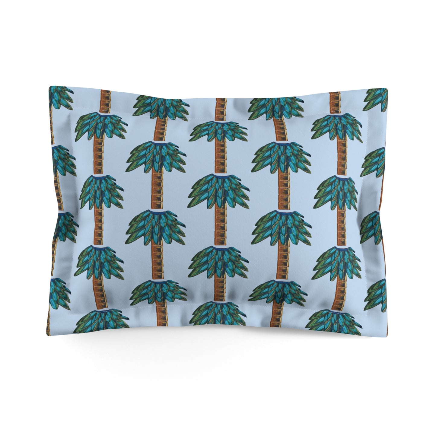 Sky Tiki Palm Pillow Sham