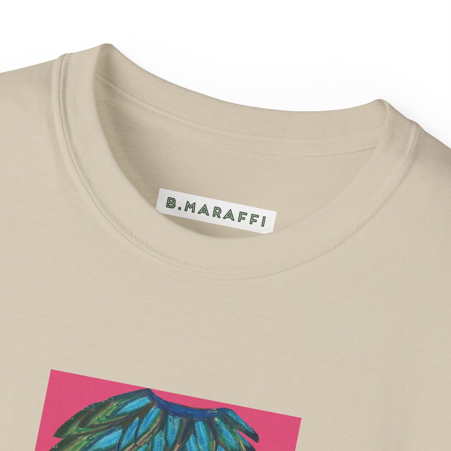 B.Maraffi Cotton T-shirt - Tiki Palm Fuscia