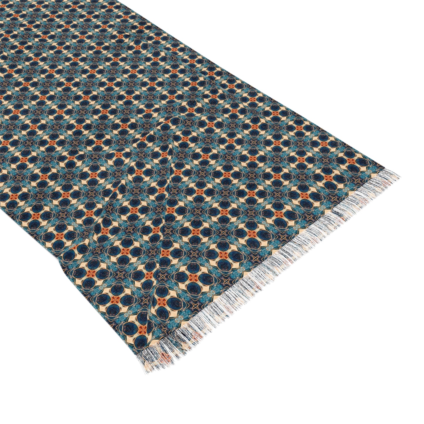 Caribbean Tile Pashmina Wrap