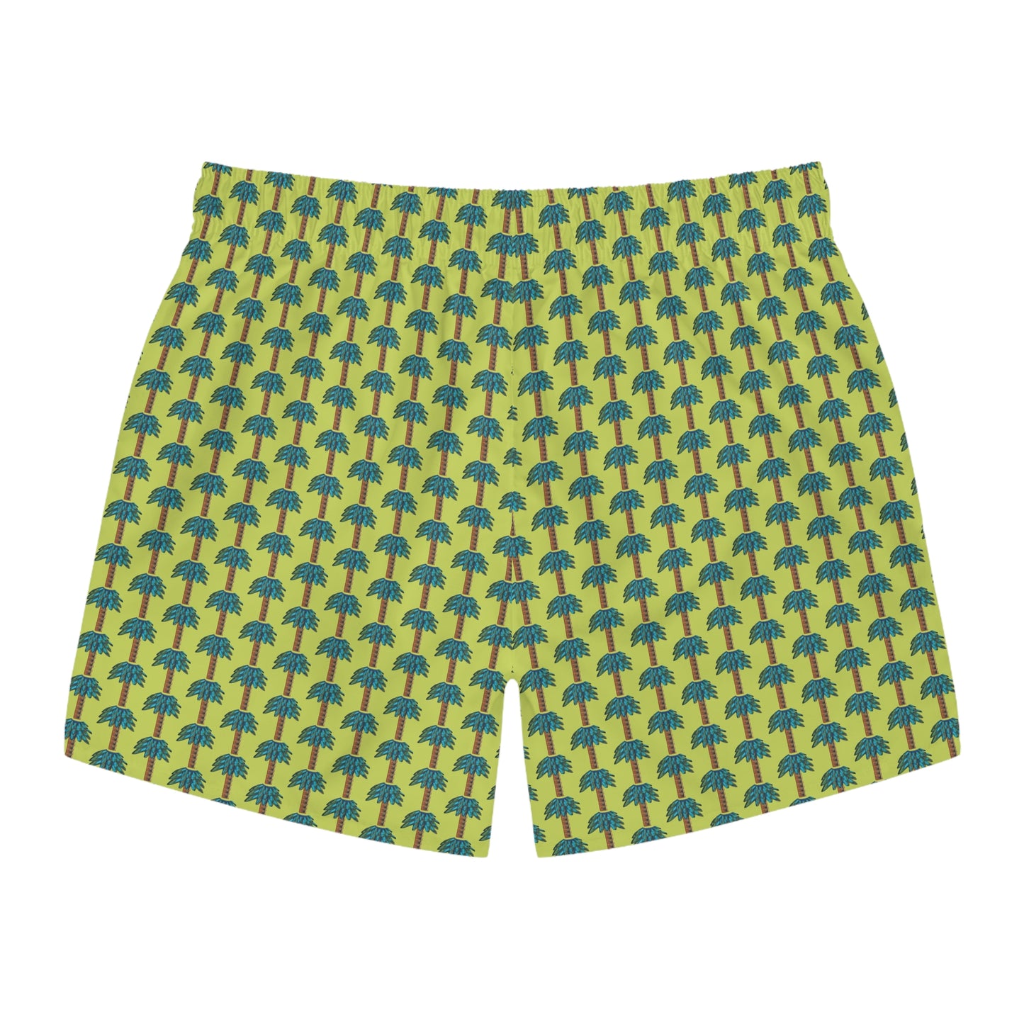 Tiki Palm Lime Swim Trunks