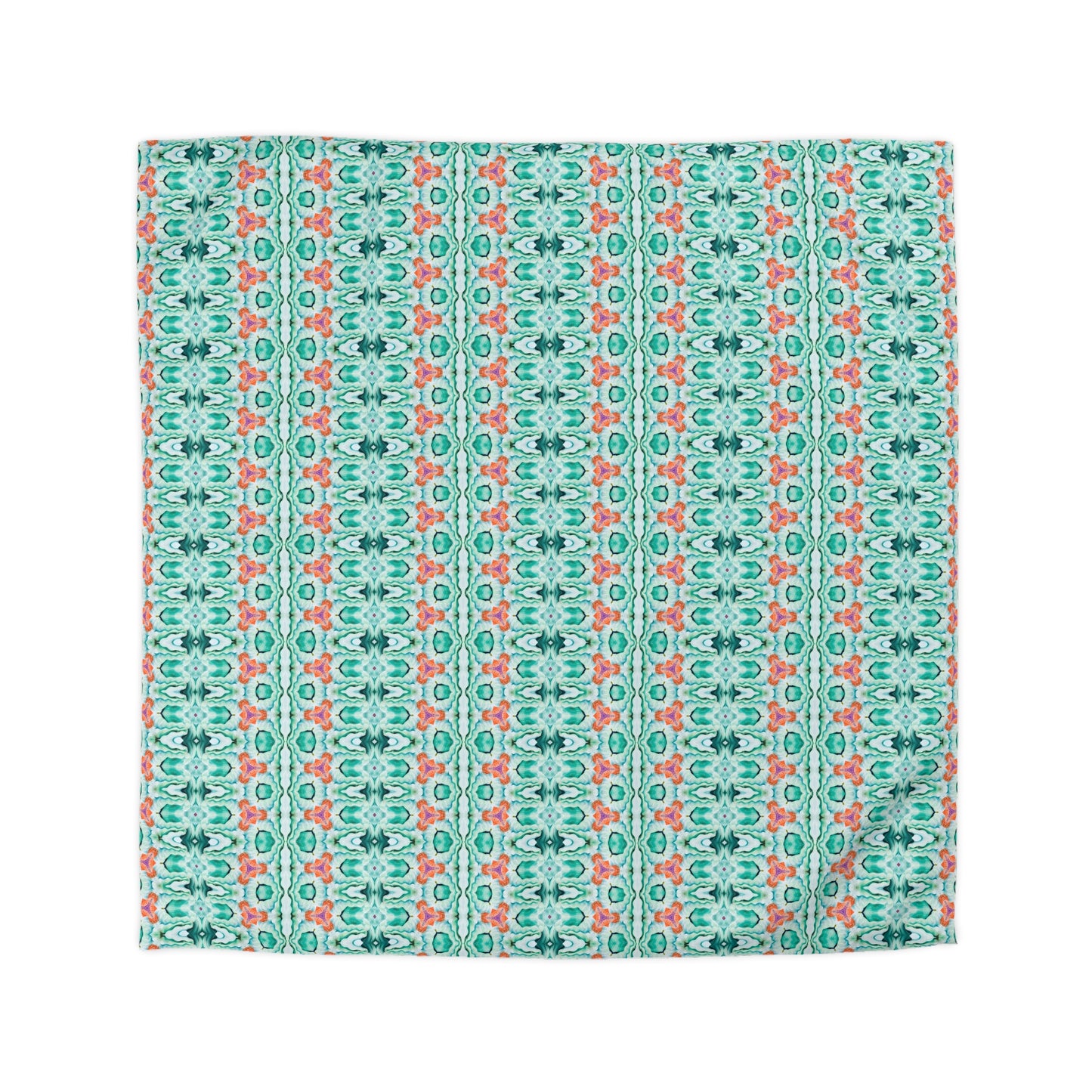 Teal Wave Duvet Cover