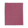 Tiki Palm Fuscia Plush Blanket