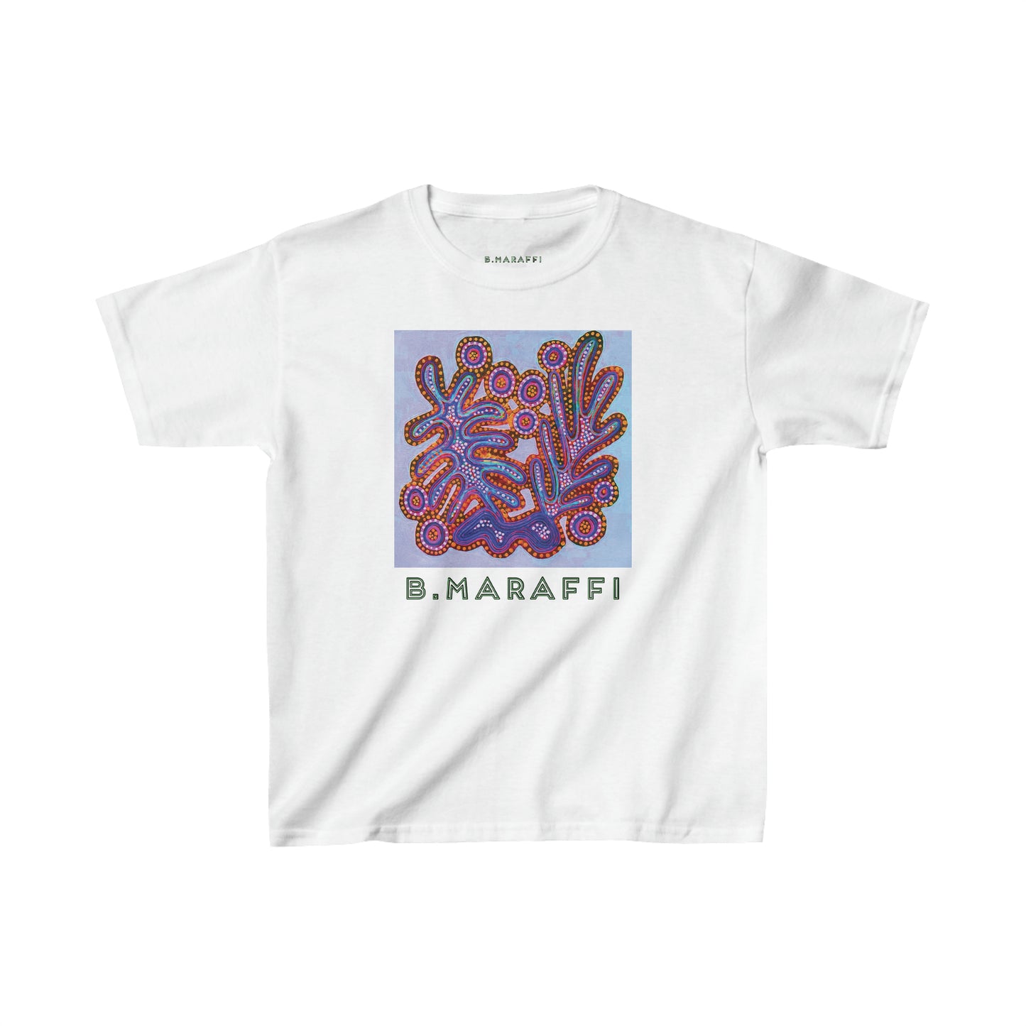 Kids Heavy Cotton™ Tee - Coral Reef