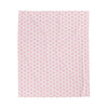 Pink Lattice Plush Blanket