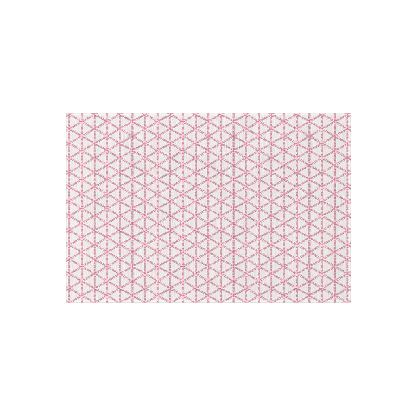 Pink Lattice Indoor/Outdoor Rug