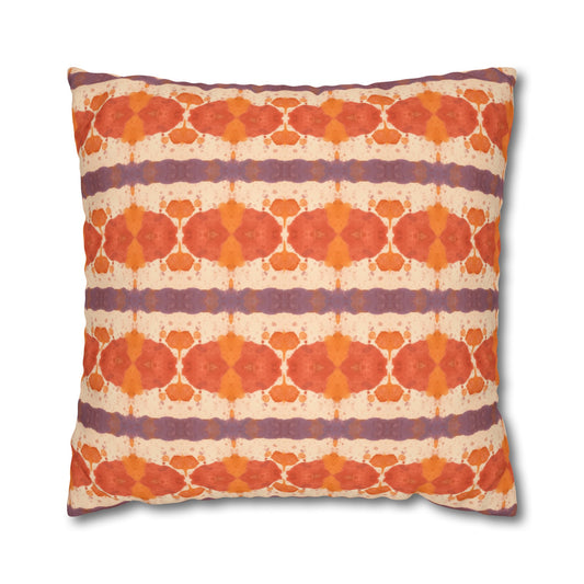 Boho Peach Euro Sham