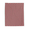 Tiki Palm Coral Plush Blanket