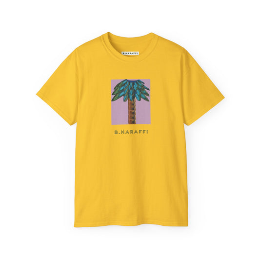 B.Maraffi Cotton T-shirt - Tiki Palm Violet