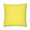 Yellow Euro Pillow Cover