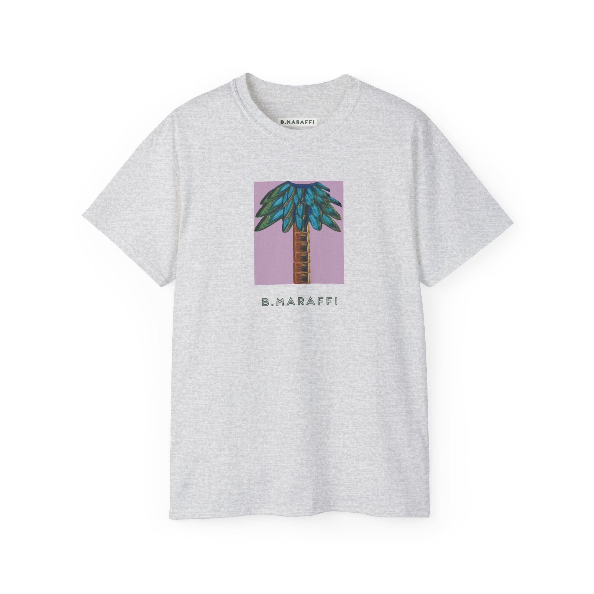 B.Maraffi Cotton T-shirt - Tiki Palm Violet