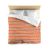 Boho Peach Duvet Cover