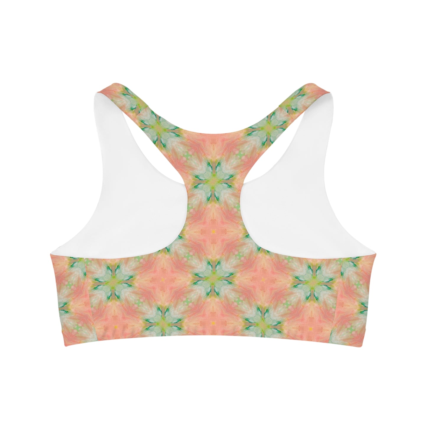 Flamingo Feathers Sports Bra