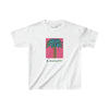 Kids Heavy Cotton™ Tee - Tiki Palm Fuscia