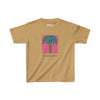 Kids Heavy Cotton™ Tee - Tiki Palm Fuscia