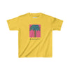 Kids Heavy Cotton™ Tee - Tiki Palm Fuscia